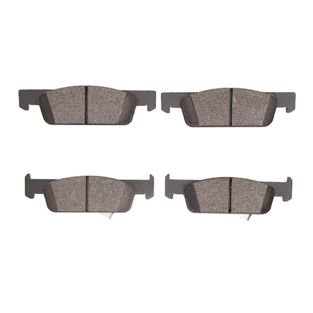 DYNAMIC FRICTION CO 5000 Advanced Brake Pads - Ceramic, Long Pad Wear, Front 1551-1955-00